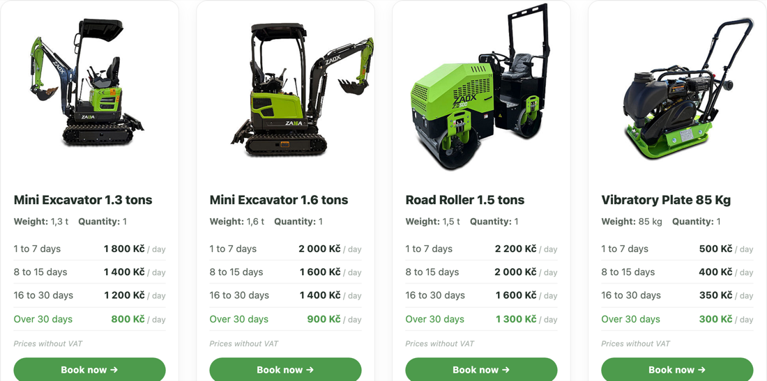 Choose your machine