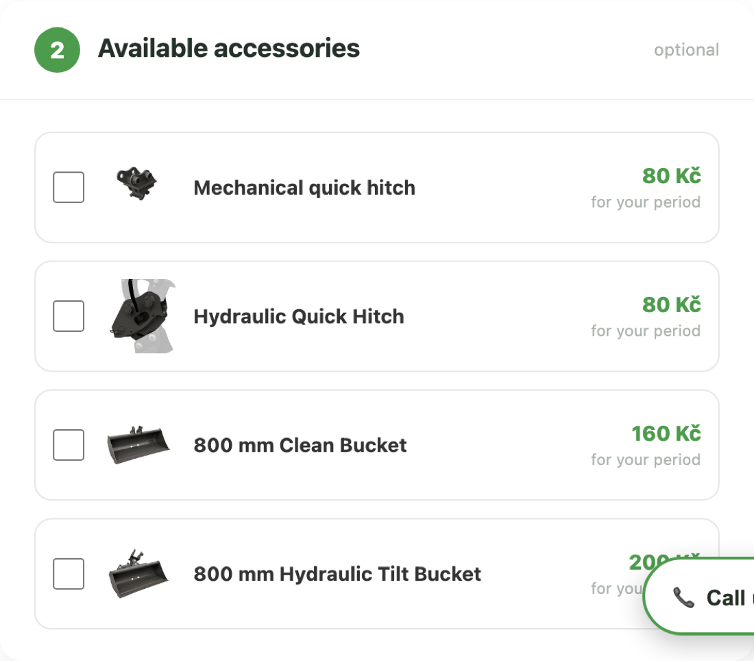 Add accessories (optional)